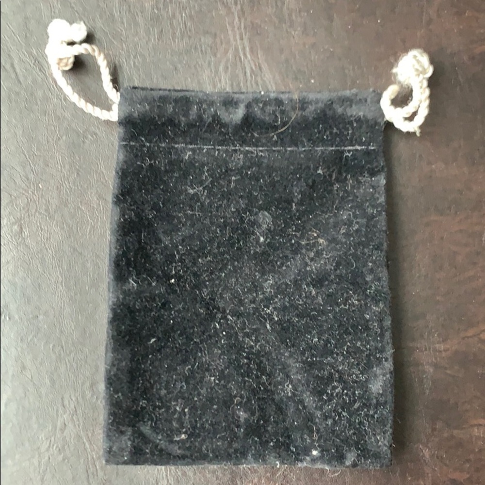 Judith Jack Authentic Black Drawstring Jewelry Bag - image 3